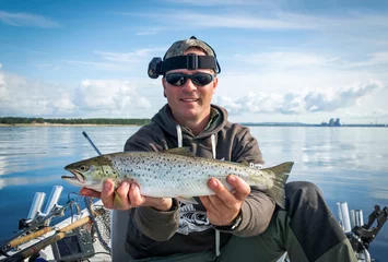 Fotobehang Sea trout fishing on Swedish west coast © Piotr Wawrzyniuk