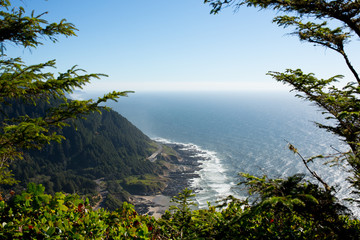 View of the Oregon Coast Line