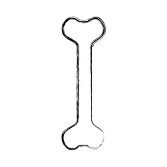 bone silhouette isolated icon vector illustration design