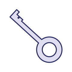 old key isolated icon vector illustration design