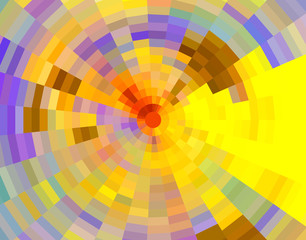 Abstract Vector Radial Rays Background 