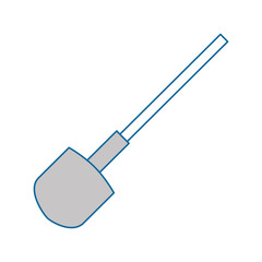 shovel construction isolated icon vector illustration design