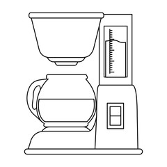 coffee machine isolated icon vector illustration design