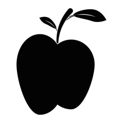 apple fresh fruit icon vector illustration design