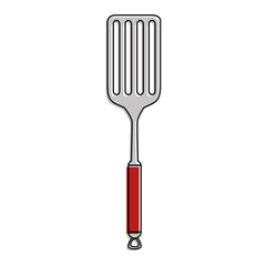 spatula kitchen cutlery icon vector illustration design