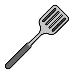 spatula kitchen cutlery icon vector illustration design