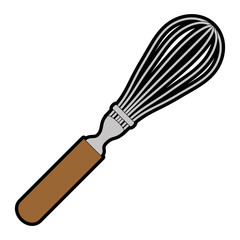 hand mixer kitchen cutlery icon vector illustration design