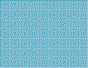 Ancient Greek Decorative Seamless Pattern Meander - Abstract Vector  Repeated Motif 