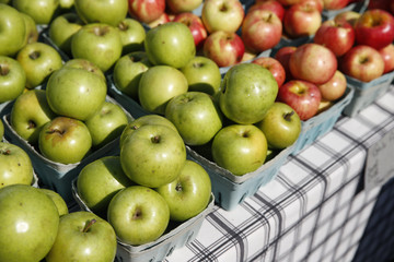 Apples for sale at the Farmers Market