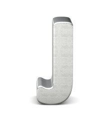 buchstabe silber letter silver J 3d