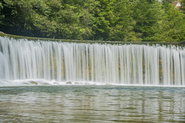 The beautiful Affenschlucht waterfall