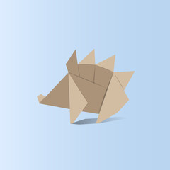 Animal origami vector