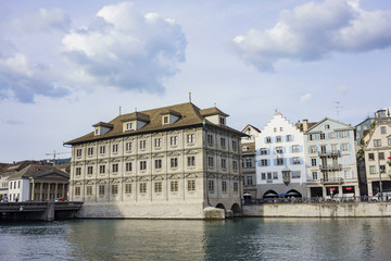 Fototapeta premium Afternoon cityscape of Zurich