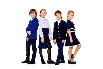 Obraz premium beautiful school children