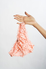 Elegant panties close up
