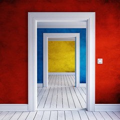 Obraz premium home doorway interior