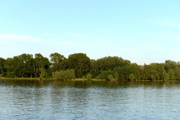 The Ob River near the city of Barnaul.