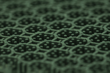 Green plastic texture or background - rubber industry