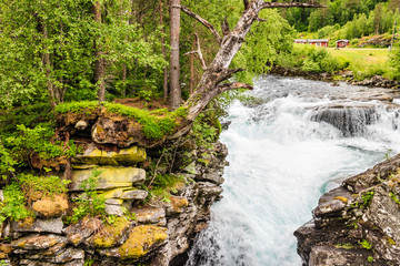 Gudbrandsjuvet gorge in Norway