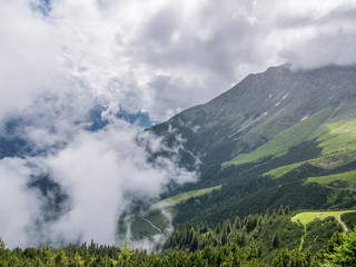 The mountains of Alps in Tyrol, Austria
