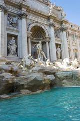 Obraz na płótnie Canvas Fontana di Trevi - Trevi Fountain, Rome, Italy