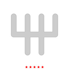 Speed shifter it is icon .