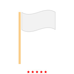 Flag it is icon .