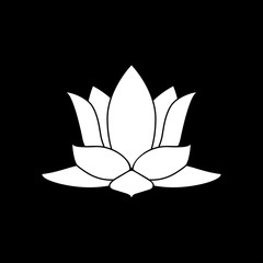 Lotus flower  it is icon .