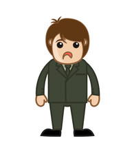 Shocked Cartoon Man