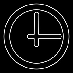 Obraz premium Clock it is icon .