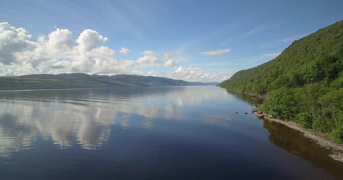 Aerial, The Mighty Loch Ness, Scotland - Native Version