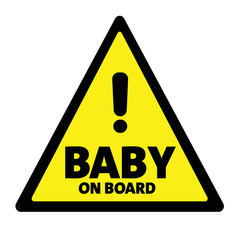 Baby on board signboard 
