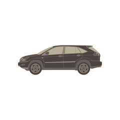 Fototapeta na wymiar Car icon vector illustration isolated symbol sign transportation silhouette vehicle automobile transport