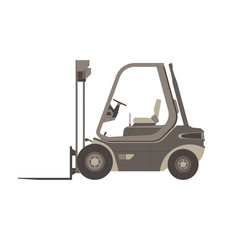 Forklift icon truck vector lift isolated warehouse loader illustration cargo symbol