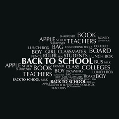 back to school typography
