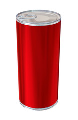 Tin Can Packaging Mockup   for Design Project - Mock Up 3D illustration Isolate on White Background
