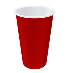 Hot Drink Cup Carton Mockup for Design Project - Mock Up 3D illustration Isolate on White Background
