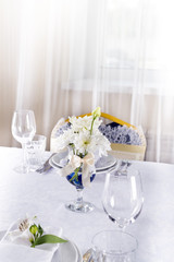 Beautiful table set for some festive event