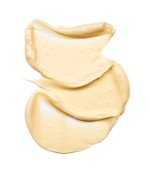 smear paint of cosmetic products