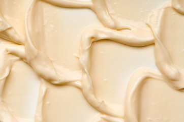 smear paint of cosmetic products