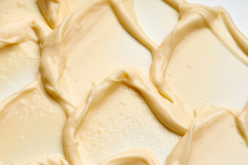 smear paint of cosmetic products