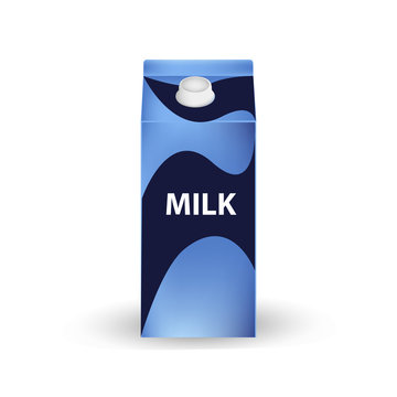 Milk bottle template white vector plastic isolated food mock-up drink fresh blank realistic