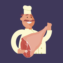 Cute character Butcher