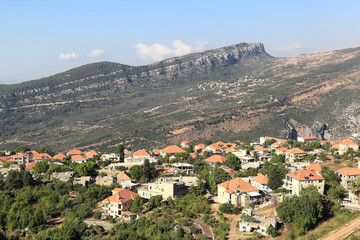 Naklejka premium Th picturesque village of Douma, Lebanon