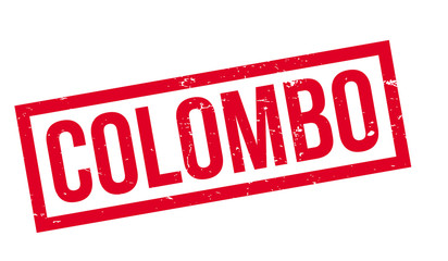 Fototapeta premium Colombo rubber stamp. Grunge design with dust scratches. Effects can be easily removed for a clean, crisp look. Color is easily changed.