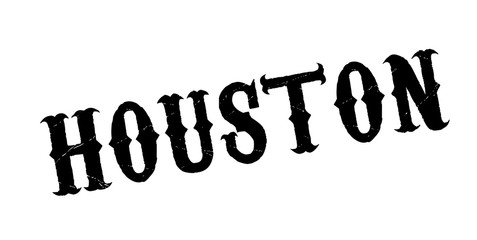 Houston rubber stamp. Grunge design with dust scratches. Effects can be easily removed for a clean, crisp look. Color is easily changed.