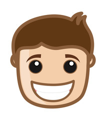 Over Excited Smiling Boy Face