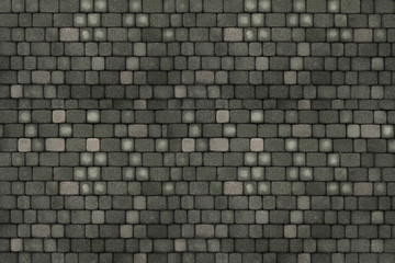 ブロックの地面