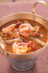 Shrimp in Tamarind Flavor Sour Soup