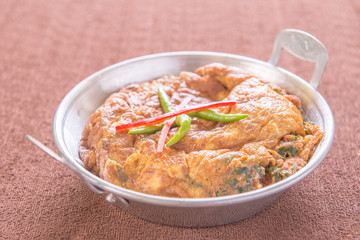 Omelet in asia style